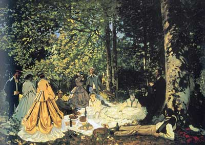Claude Monet, The Luncheon Fine Art Reproduction Oil Painting