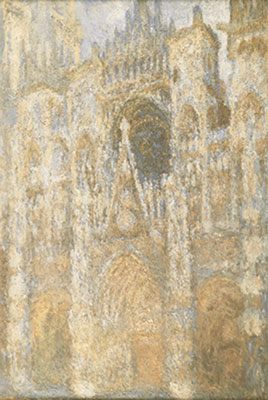 Gemaelde Reproduktion von Claude Monet Rouen 's Queen' s Court