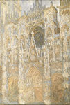 Gemaelde Reproduktion von Claude Monet Rouen 's Queen' s Court