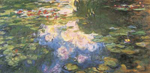 Gemaelde Reproduktion von Claude Monet Seerosen