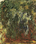 Gemaelde Reproduktion von Claude Monet Willow weinend, Giverny