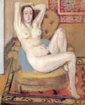 Gemaelde Reproduktion von Henri Matisse Odalisque mit Magnolie