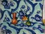 Gemaelde Reproduktion von Henri Matisse Stilleben mit einer blauen Tischdecke