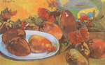 Gemaelde Reproduktion von Paul Gauguin Stilleben mit Mangos