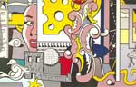 Gemaelde Reproduktion von Roy Lichtenstein Gehen Sie für den Barock