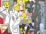 Gemaelde Reproduktion von Roy Lichtenstein Märtyrer
