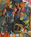 Gemaelde Reproduktion von Vasilii Kandinsky Bild mit dem Bogenschützen