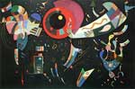 Gemaelde Reproduktion von Vasilii Kandinsky Rund um den Kreis