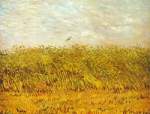 Gemaelde Reproduktion von Vincent Van Gogh Ein Weizenfeld