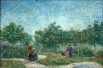 Gemaelde Reproduktion von Vincent Van Gogh The Voyer-d 'Argenson Park in Asnieres