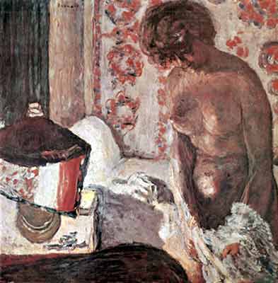 Pierre Bonnard Desnudo en un Lamplight reproduccione de cuadro