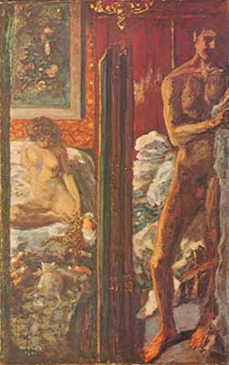 Pierre Bonnard Hombre y mujer reproduccione de cuadro