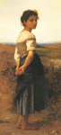 Adolphe-William Bouguereau La joven Shepherdess reproduccione de cuadro