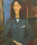 Amedeo Modigliani Jean Cocteau reproduccione de cuadro