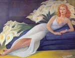 Diego Rivera Retrato de Natasha Gelman reproduccione de cuadro