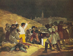 Francisco de Goya El 3 de mayo reproduccione de cuadro