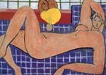 Henri Matisse La Nude de Reclining Grande - La Nida Rosa reproduccione de cuadro
