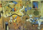 Joan Miro Carnaval de Harlequins reproduccione de cuadro