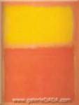 Mark Rothko Naranja y amarillo reproduccione de cuadro