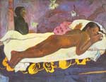 Paul Gauguin Esprit of the Dead Watching reproduccione de cuadro