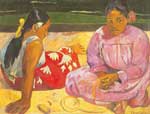 Paul Gauguin Mujeres tahitianas reproduccione de cuadro