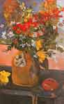 Paul Gauguin Still - Life with Flowers reproduccione de cuadro