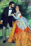 Pierre August Renoir Alfred Sisley y su esposa reproduccione de cuadro