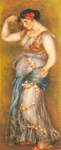 Pierre August Renoir Dancer femenino con Castenets reproduccione de cuadro