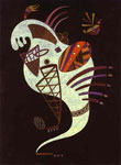 Vasilii Kandinsky Cifra blanca reproduccione de cuadro