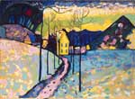 Vasilii Kandinsky Paisaje de invierno reproduccione de cuadro