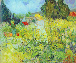 Vincent Van Gogh Madame Gachet en su jardín reproduccione de cuadro