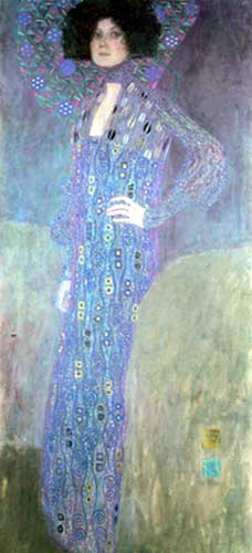 Gustave Klimt Portrait d'Emile Floge reproduction-de-tableau