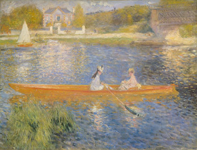 Pierre August Renoir La Seine à Asnieres reproduction-de-tableau