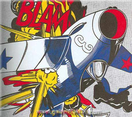Roy Lichtenstein Blam reproduction-de-tableau