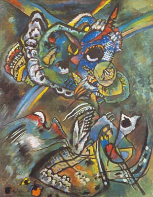 Vasilii Kandinsky Crépuscule reproduction-de-tableau