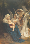 Adolphe-William Bouguereau Le chant des Anges reproduction de tableau