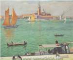 Albert Marquet à Venise. La voile jeune reproduction de tableau