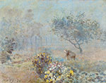 Alfred Sisley Matin brumeux reproduction de tableau