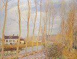 Alfred Sisley Moret-sur-Loing reproduction de tableau