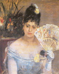 Berthe Morisot Au bal reproduction de tableau