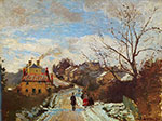 Camille Pissarro Lower Norwood, Londres reproduction de tableau