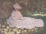 Claude Monet Le lecteur reproduction de tableau