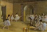 Edgar Degas Le foyer de danse à l'Opéra reproduction de tableau