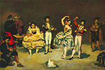 Edouard Manet Le Ballet espagnol reproduction de tableau