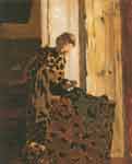 Edouard Vuillard Femme à la fenêtre reproduction de tableau