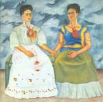 Frida Kahlo Les deux fridas reproduction de tableau
