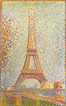 Georges Seurat La tour Eiffel reproduction de tableau