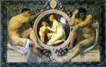 Gustave Klimt Idylle reproduction de tableau