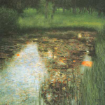 Gustave Klimt Le marais reproduction de tableau