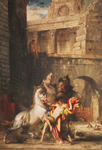 Gustave Moreau Diomède dévoré par ses chevaux reproduction de tableau